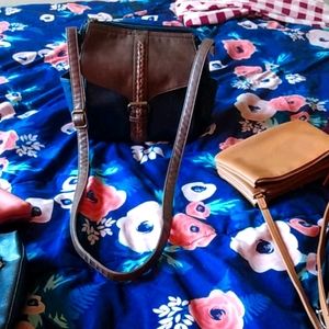 Cute blue 🔵 & brown purse